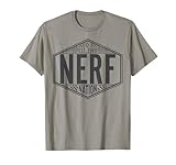 Nerf Nation Est 1969 Neon Badge Logo V2 T-Shirt