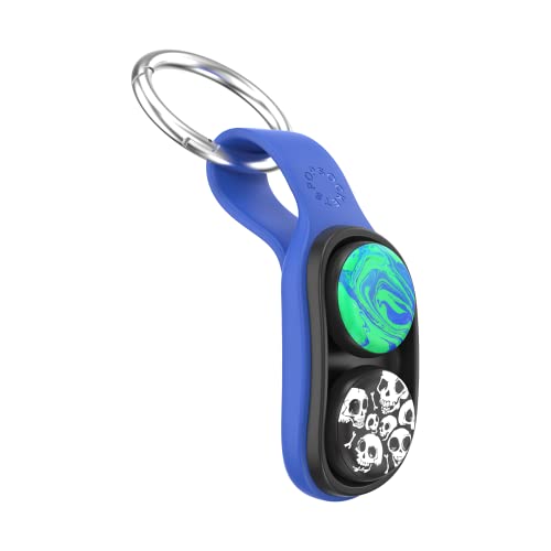 PopSockets PopPuck – Magnetic Fidget Toy for Adults & Kids, Trick Magnet, Sensory Toy for Stress Relief & Focus - Blue Jar