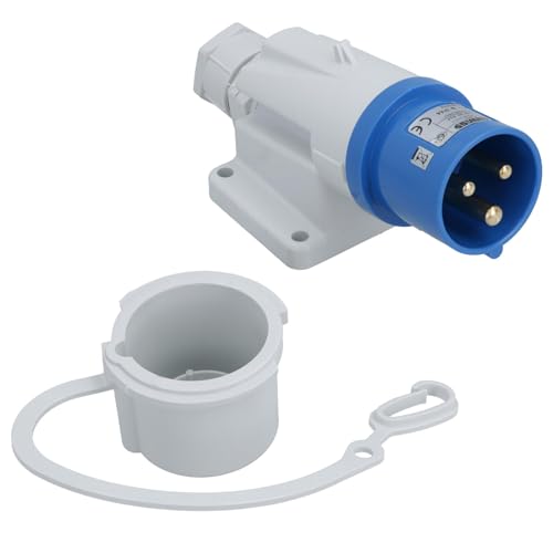 AB Tools 230v Mains 16A Surface Mount Inlet Socket Caravan Motorhome Trailer Hook Up