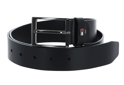 TOMMY HILFIGER SPWM Layton ADJ Belt 3.5 W90 Black