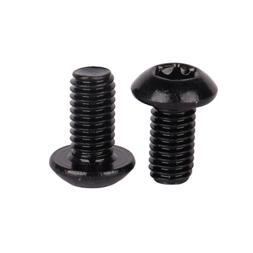 Image of 12PCS Stainless Steel Black Bolts Torx T25 M5x10 12mm Bicycle Bike Disc Brake Cycle Rotor Screws (M5x10mm)