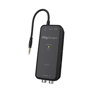 Streaming audio interface for iPhone, iPad and Android Stereo RCA line inputs for turntables, mixers & instruments 3.5mm TRRS input/headphone output to connect earbuds MONO summing option for compatibility with the most apps Works with all your favor...