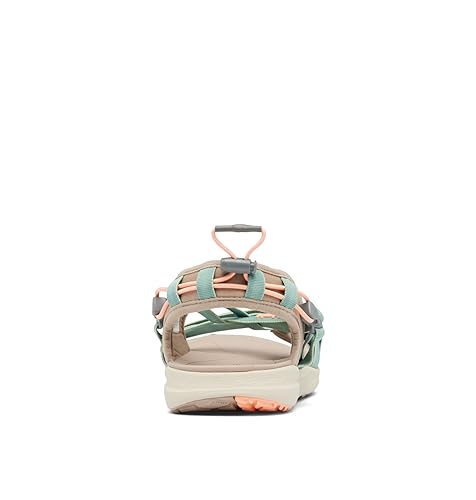 Columbia Women's Sandal, Fungi/Apricot Fizz, 11