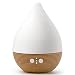 Teo Aroma Essential Oil Diffuser, Scent and Fragrance Aromatherapy Humidifier - Now with Handmade Ceramic, FSC Certified Beech Wood, Belgian modern Design, Timer, LED Light, Long Cord, Silent Fan