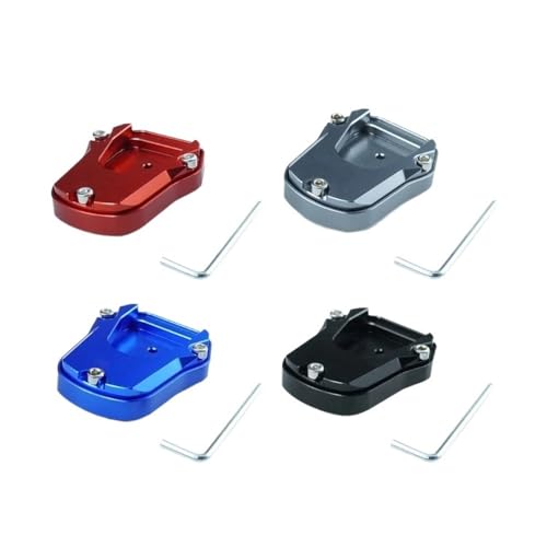 Plaque d'extension béquille moto NS125 support latéral aluminium - 2
