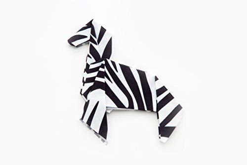 プッチペット シマウマ 折り紙モチーフの眼鏡クリーナー メガネ拭き プッチペット シマウマ 折り紙モチーフの眼鏡クリーナー メガネ拭き