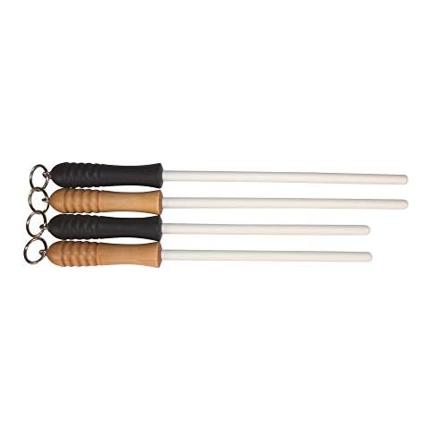 Idahone Fine Ceramic Sharpening Rod (12", Black Handle) Cover