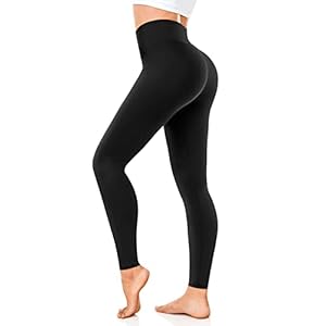 FuelMeFoot Leggings Damen High Waist Blickdicht Leggins mit Bauchkontrolle Slim Fit Angenehm Weiche Elastische Sportleggings.