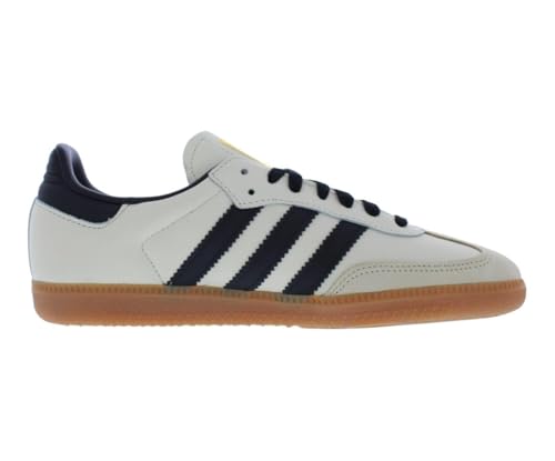 adidas Samba OG Womens Shoes Size 8, Color: Cream White/Core Black/Sand Strata3
