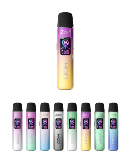 F|CU[ HQD ZEST Vaporizer 1000mAh 0.4 / 0.8? PODt POD^ Lbhp obe[ dq^oR C^oR dqVAPE VAPE i nCGhf Ki (Yellow Purple)