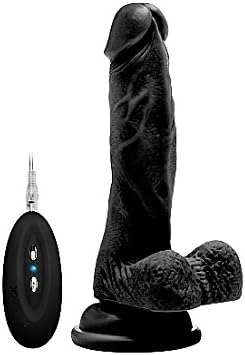 Real Rock 002 Vibrador Realístico, Negro, 18 cm - 1 Unidad ...