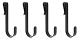 InterMETRO LHK23B Snap-On Hooks, Pack of 4