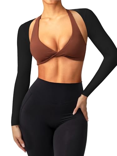 Navneet Bolero Damen Kurz Cardigan Langarm Kurzjacke Eng Basic Y2K Crop...