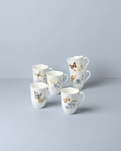 Image of Lenox 892798 Butterfly Meadow 6-Piece Mug Set