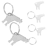 CLISPEED 5 Llaves para Dispensador de Papel Higiénico Llave para Dispensador de Toallas de Papel Metal Robusto para Cuarto Baño Industrial