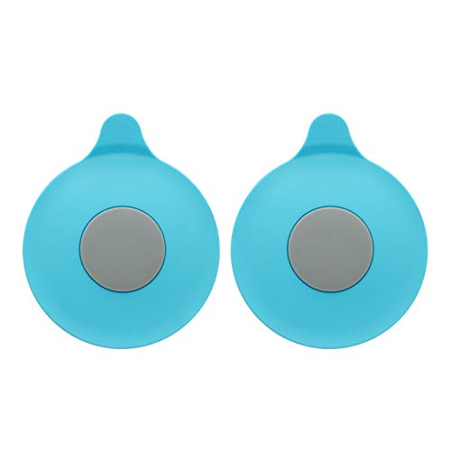 SENDR.KR Lot de 2 bouchons de vidange universels pour baignoire, lavabo, baignoire, filtre à cheveux, bouchon de vidange (bleu) Cover