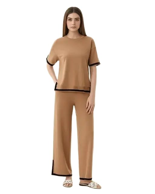 Stylish Two-Piece Nightwear Set for WomenParidhan__86