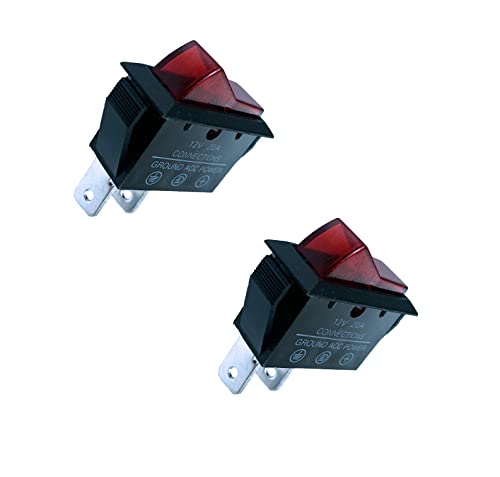 Image of Water Heater Electrical Element Switch 232259 for Use On Suburban SW Series Replacement 232362, 525001 233358 233357 AP4609075, red /black