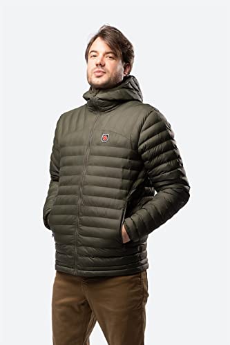 Fjällräven Herren Expedition Lätt Hoodie Jacke, Deep Forest, S