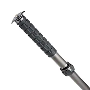 3 Legged Thing Alan 2.0 Carbon Fiber, Versatile, Robust, Stable, Built for Travel and Better Grip Monopod (Black)
