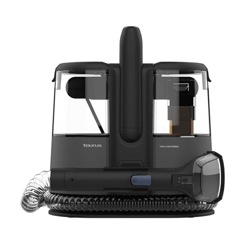 Taurus - Aspirador de tapicerías Textile Care Hygienic SPCL400 | 400 W | 10.000 Pa de succión | 3 en 1: Pulveriza, Limpia y aspira Aspira sólidos y líquidos | Accesorios incluidos