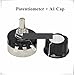 HNPKKOGN 1PCS RV30YN 20S Carbon Film Potentiometer Industrial Control Frequency Converter Speed Control Special Switch with Dial Knob Cap(B502 B5K,Potentiometer)