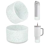 Beonsky 2 PCS Glitter Silicone Boot for Owala Water Bottle 24 oz, Anti-Slip Protective Sleeve for FreeSip/Twist/Flip Stainless Steel Water Bottles Accessories