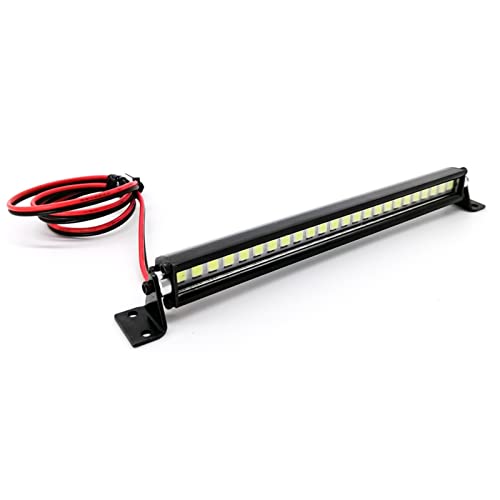 Générique FMingNian 1 Pc RC Toit De Voiture LED Barre Légère pour 1/10 RC Crawler Axial SCX10 90046 90060 SCX24 Jeep Wrangler Jk Corps De Rubicon (Taille : 101.2mm)