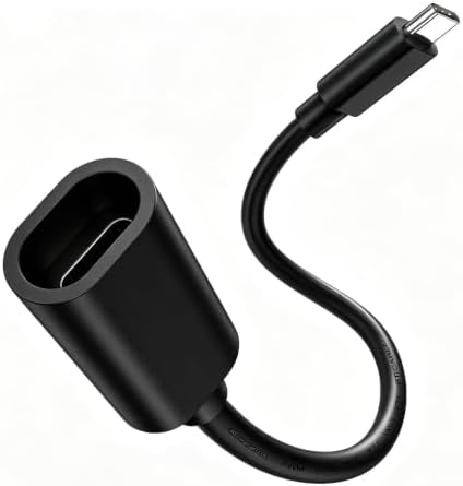 URELEGAN USB C Extension Cable 6FT-Black Waterproof