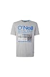 Logo frontal O\'NEILL LM Surf Camiseta Manga Corta, Hombre, Gris (Silver Melee), S