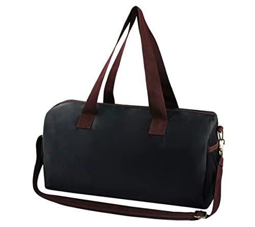 BOLSA MALA DE VIAGEM E ACADEMIA PRÁTICA MASCULINA COM ALÇA AJUSTÁVEL E BOLSINHO JACKI DESIGN PRETO M