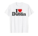 I HEART LOVE DUBLIN IRELAND TEES