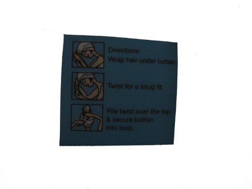 SPA ACCESSORIES by MICROFIBER HAIR TURBAN - WHITE Unisex