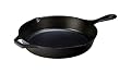 Lodge Pre-Seasoned Cast Iron Skillet With Assist Handle, 10.25", Black