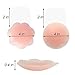 IssTry Nipple Covers Lift, Strapless Sticky Push up Reusable Silicone Tape Bra, Invisible Adhesive Bras for Women & Girls Pink