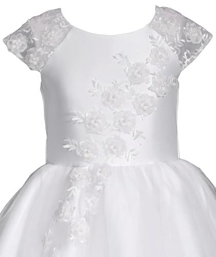 Bonnie Jean Iris & Ivy Girls Size 7-16 White Communion Dress2