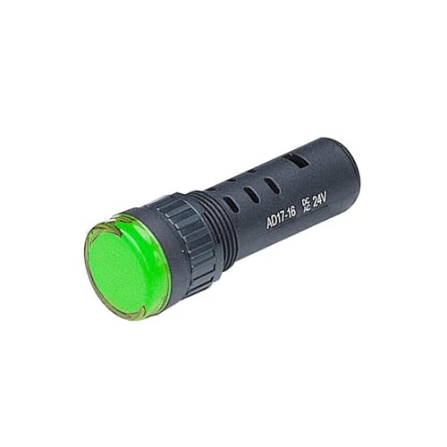 Voyant lumineux AD17-16 AC220V vert témoin signalisation 16mm