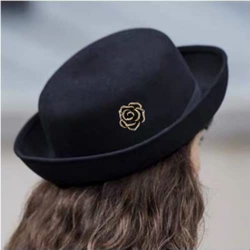 Image of Lavender flower brooch crystal rhinestone tulip brooch elegant accessories jewelry women brooches and pins fashion jewelry wedding flowers lapel pin
