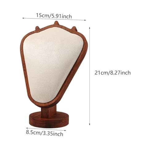 Image of Necklace Display Stand Showcase Stable Fashion Jewelry Organizer for Dresser