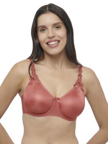 Image of Triumph International Women's Non Padded | Underwired | Minimizer 42E Neutral Beige | Full-Coverage Bra | Pack of 1