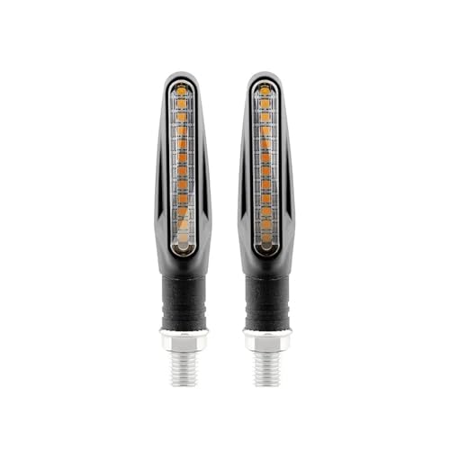 Clignotants LED universels moto ambre pour remplacer des feux d'origine peu visibles