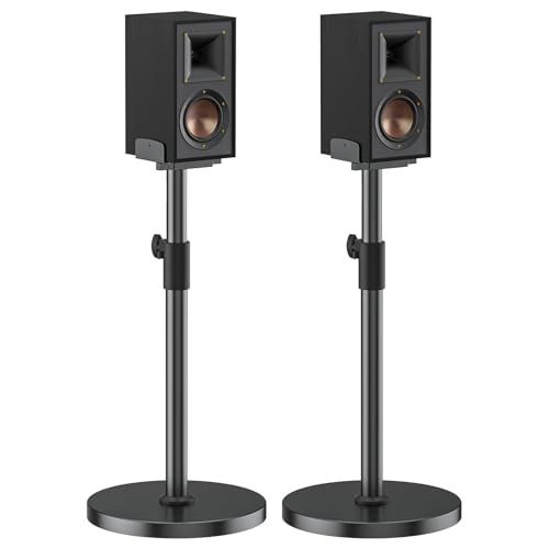 Amazon | 高さ調節可能な本棚スピーカースタンドペア Klipsch