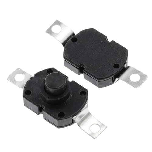 Interrupteur 1712KD pour lampe de poche et lampe de table : bouton poussoir 30V 1A marche-arrêt
