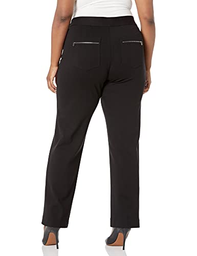 Skyes The Limit Women's Plus-Size Ponte Pant with Back Zip Pocket2