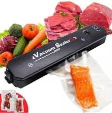 Seladora a Vácuo Portátil Bivolt 90W | Máquina Seladora de Embala...