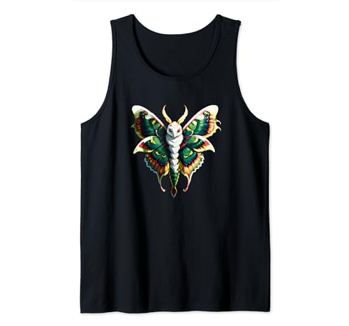 Polilla luminiscente Luna - Encantador insecto mágico brillante Camiseta sin Mangas