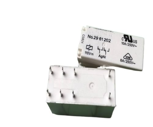 Relé de 8 pines 110VDC con conmutación estable 10A 115F-2C-110V-10A para cuadros eléctricos