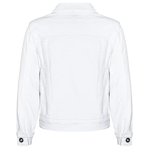 A2Z 4 Kids Bambini Ragazze Giacche Bianco