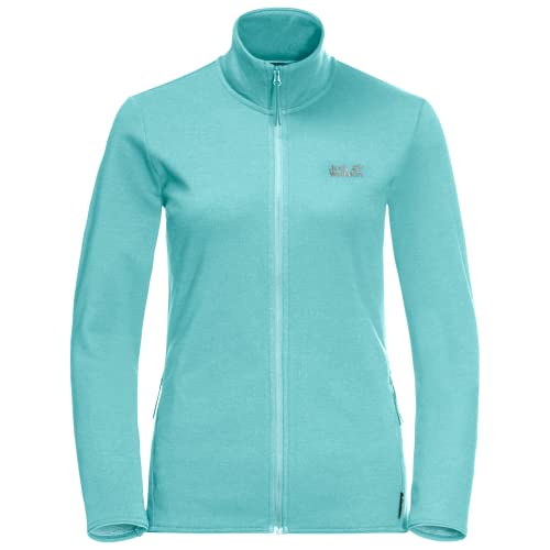 Jack Wolfskin Camada intermediária feminina padrão JWP W, hortelã, G