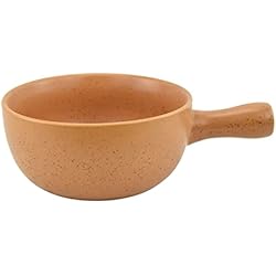 Cacerola Para Fondue De Queso HASAYAKI Cacerola de cerámica ignífuga para Fondue de Queso,Amarilla,22,5 cm de diámetro.Capacidad de 2.5L Material Natural Resistencia al Calor hasta 400 Grados Celsius